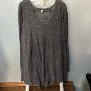 Free people gray flowy thermal